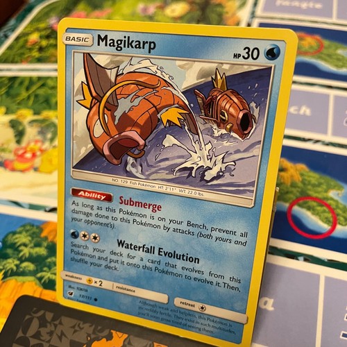 Magikarp 17/111 Common Crimson Invasion Pokemon Near Mint - Afbeelding 2 van 3