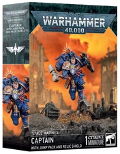 Space Marines: Captain w/ Jump Pack & Relic Shield Warhammer 40K