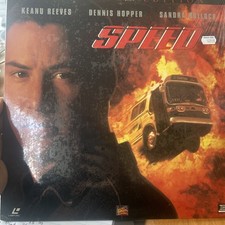 Speed Widescreen Edition Laserdisc, 1994 Keanu Reeves Sandra Bullock