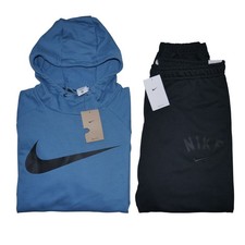 NIKE 2 Piece Dri-FIT Sweatsuit Men's Size XL Terry Hoodie Joggers Gift Set NWT
