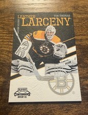 2010-11 Playoff Contenders Leather Larceny #18 Tim Thomas - HKY