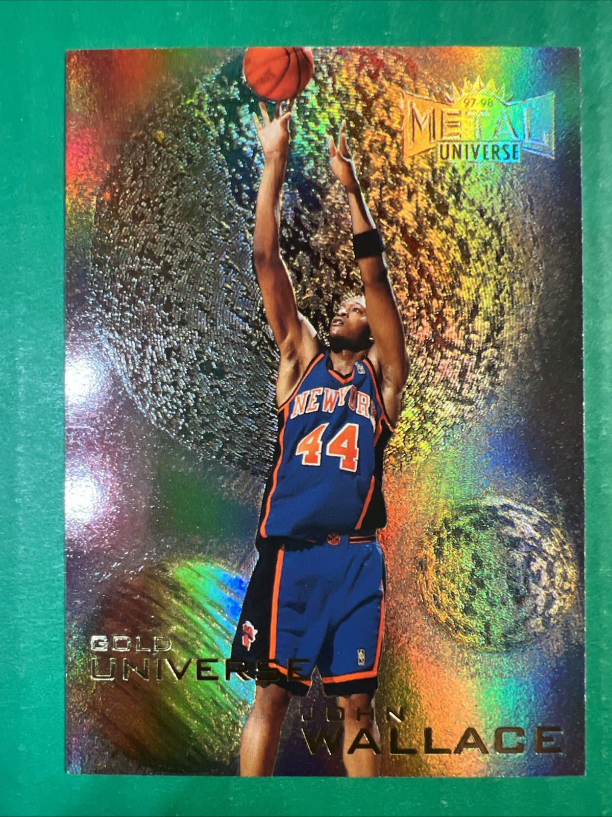 1997 Skybox Metal Universe John Wallace Gold Universe #5 SSP NM/MT Rare Inserts