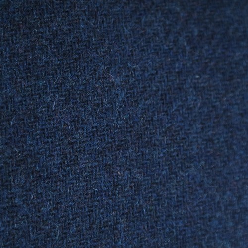 Vintage Italian Tweed Jacket Blazer 46R UK Mens Herringbone Blue Wool Sport Coat - Picture 7 of 14