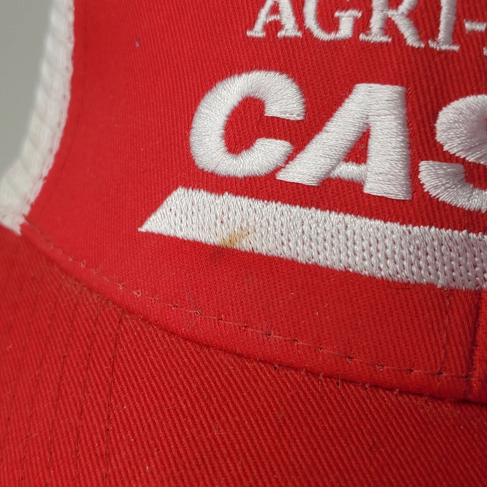 Gorra de camionero H & R Agri-Power Case con logotipo IH ajustable roja blanca para hombre Foto 4 de 4
