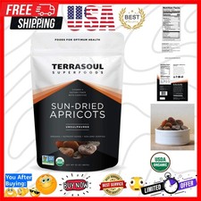 Organic Apricots, 2 Lbs, Unsulphured, No-Added Sugar, Sweet and Tangy Delight...