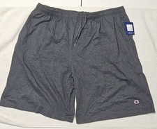2 Pack Champion Jersey Shorts Charcoal 2X Big And Tall