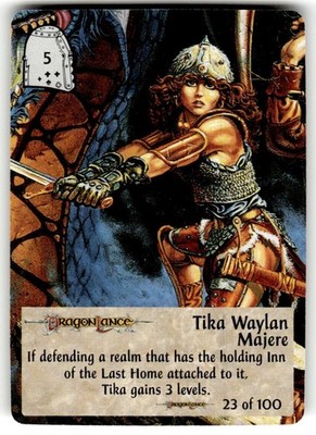 Spellfire CCG Tika Waylan Majere - Dragonlance 23/100