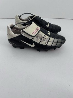 Nike Total 90 Air Zoom Black White Football Cleats Soccer Boots