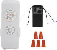 Kit Telecomando Lampada Ventilatore Da Soffitto Con Ricevitore, Interruttore Di 