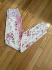 LoveShackFancy Women’s Small Floral Print Pink & White Leggings — photo 1