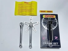 TOPLINE TLX500 Road Crankset 172.5mm BCD130 Polished with Box & Decals