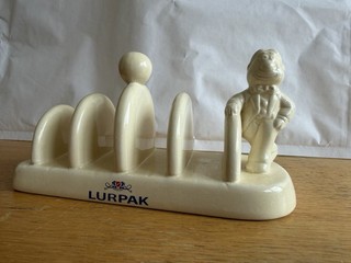 Lurpak Vintage Ceramic 4 Slice Toast Rack