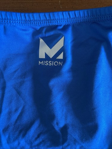 Mission Compact Cooling Neck Gaiter Multifunctional Face Neck Cover - Blue - Picture 2 of 6