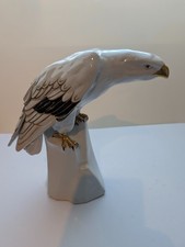 Art Deco Tierfigur Schreiadler Metzler und Ortloff von ca. 1930. Höhe 27cm