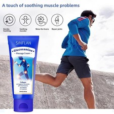 Glucosamine Massage Cream, Glucosamine Chondroitin Joint Massage 100ml H4W6