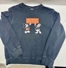 Vintage Disney Mickey Mouse Kids Crew Neck Sweatshirt Size 11-12