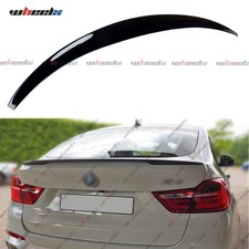 FOR 14-18 BMW X4 F26 REAR TRUNK BOOT LIP SPOILER M PERFORMANCE STYLE GLOSS BLACK
