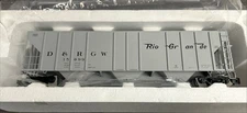 Atlas O Scale 3-Rail PS-4427 Low Side Covered Hopper D&RGW #15099 LNIB!