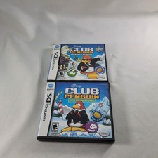 Nintendo DS Replacement Case For Club Penguin 2 Empty W/ Manual -Elite/Herbert