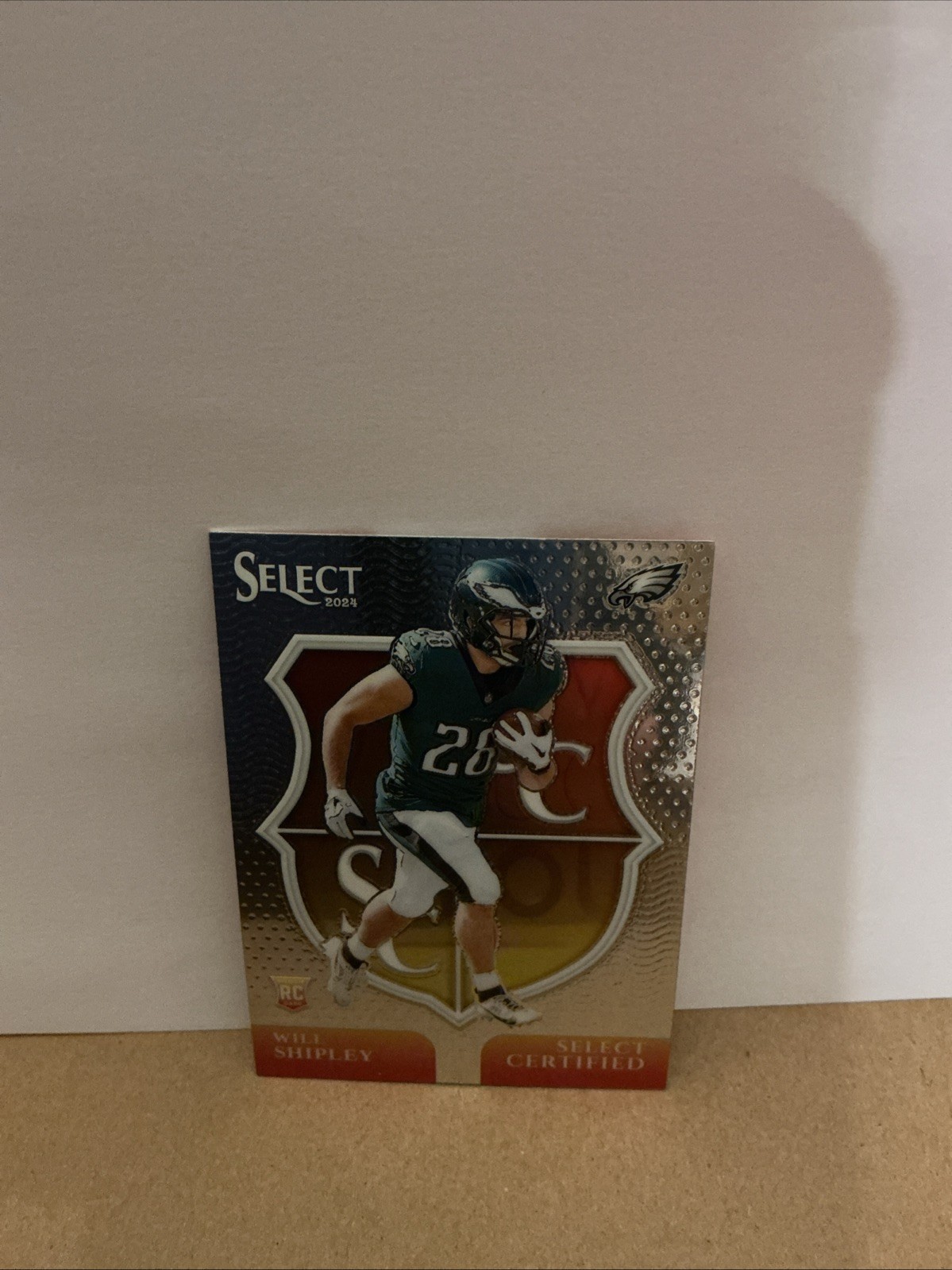 Will Shipley Panini Select Certified Rookies #20 Prizm