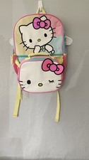 Hello Kitty School Backpack Lunchbox For Girls, Zip Closure, Adjustable Straps.