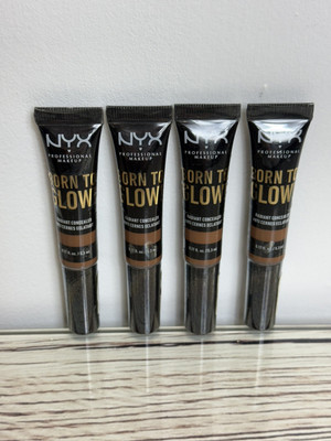NYX Born to Glow Radiant Concealer 0.17 fl oz BTGC19 MOCHA LOT OF 4