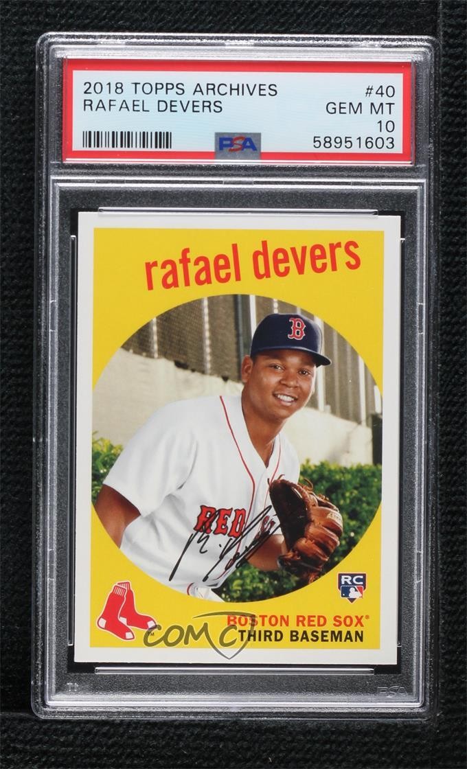 2018 Topps Archives 1959 Design Rafael Devers #40 PSA 10 GEM MT 0v2l