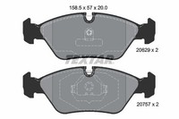 Textar Bremsbelagsatz, Scheibenbremse 2062902 FüR Alpina BMW Ferrari Maserati