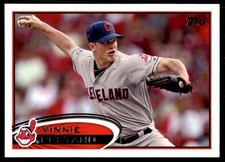 2012 Topps Vinnie Pestano Baseball Cards #469