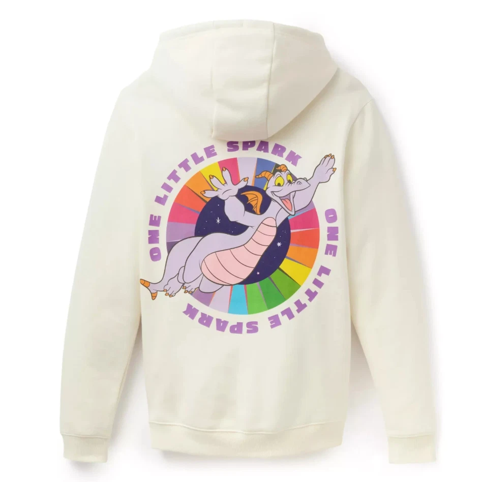 Disney Epcot Parks Figment Hoodie Jacket One Little Spark Imagination Size L New