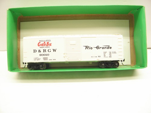 BOWSER 40' BOXCAR D&GRW "COOKIE BOX" #60010 - ESCALA HO | Zustand: Used