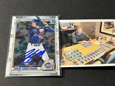 Pete Crow-Armstrong Bowman Chrome 2020 Auto