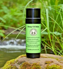 Hemp Oil Balm- 2 oz Stick - Dry skin care and muscle and joint pain relief