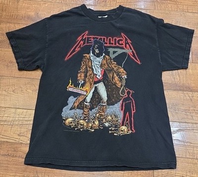Vintage 1994 Metallica So I Dub Thee Unforgiven Pushead Executioner T-Shirt L