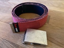 Feuerwear Gürtel Bill, rot, neu