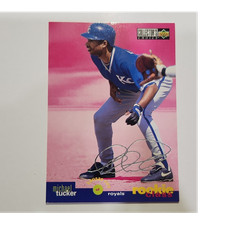 Upper Deck 1995 UD Choice Michael Tucker #10 Rookie Class Card. rookie card picture