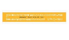 Isomars Lettering Guide Drawing Template Stencil 5 Mm