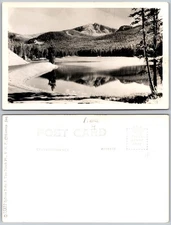 RPPC Sylvan Lake Top Notch Pk Wyo Photo Postcard