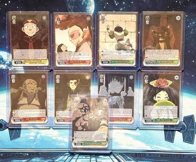  Weiss Schwarz Avatar The Last Airbender Lot 9 Cards Aang Zuko Toph Iroh