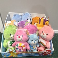 Care Bears Plush Bear Lot of 8 Small Multicolor Stuffed Bears With Tags