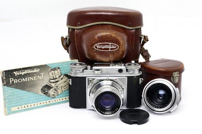   Voigtländer Prominent mit Ultron 50/2 und Skoparon 35/3.5 || vom Händler!