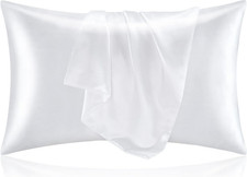 2 Bedelite Satin Pillowcases For Hair And Skin White