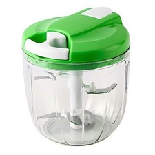 900ml Green Manual Vegetable Chopper - Hand String Onion Cutter Garlic Mincer