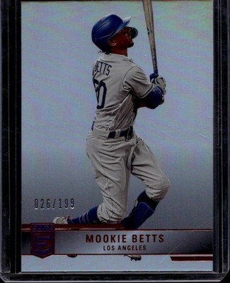 2022 Panini Chronicles #45 Mookie Betts Elite Red #/199