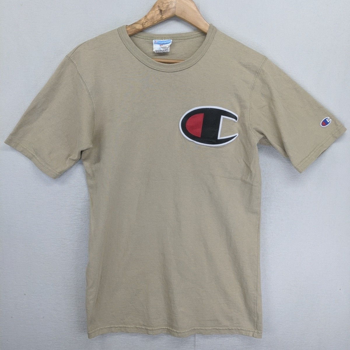 Champion Retro Short Sleeve T-Shirt for Men in Dark Beige Khaki