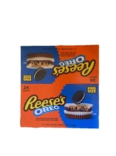 24 PACK REESE'S OREO King Size Milk Chocolate and White Creme Peanut Butter Cup