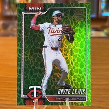 2026 Topps Series 1 - Royce Lewis #115 Holiday Foil Green