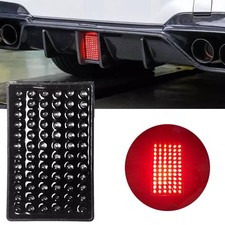 12V F1 Style 72 LED Rear Brake Lamp Strobe Flashing Tail Stop Light Universal
