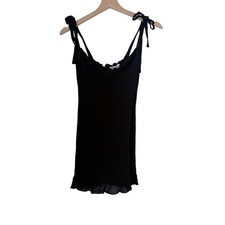 Reformation Christine Mini Dress Sz 8 Black