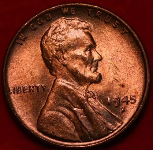 1945-S Lincoln Wheat Cent — photo from another recent sale